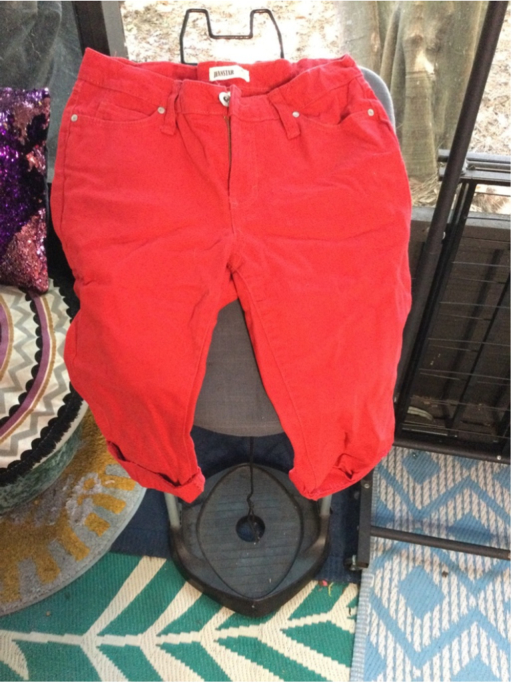 Women's JEANSTAR Red Jeans Size 8